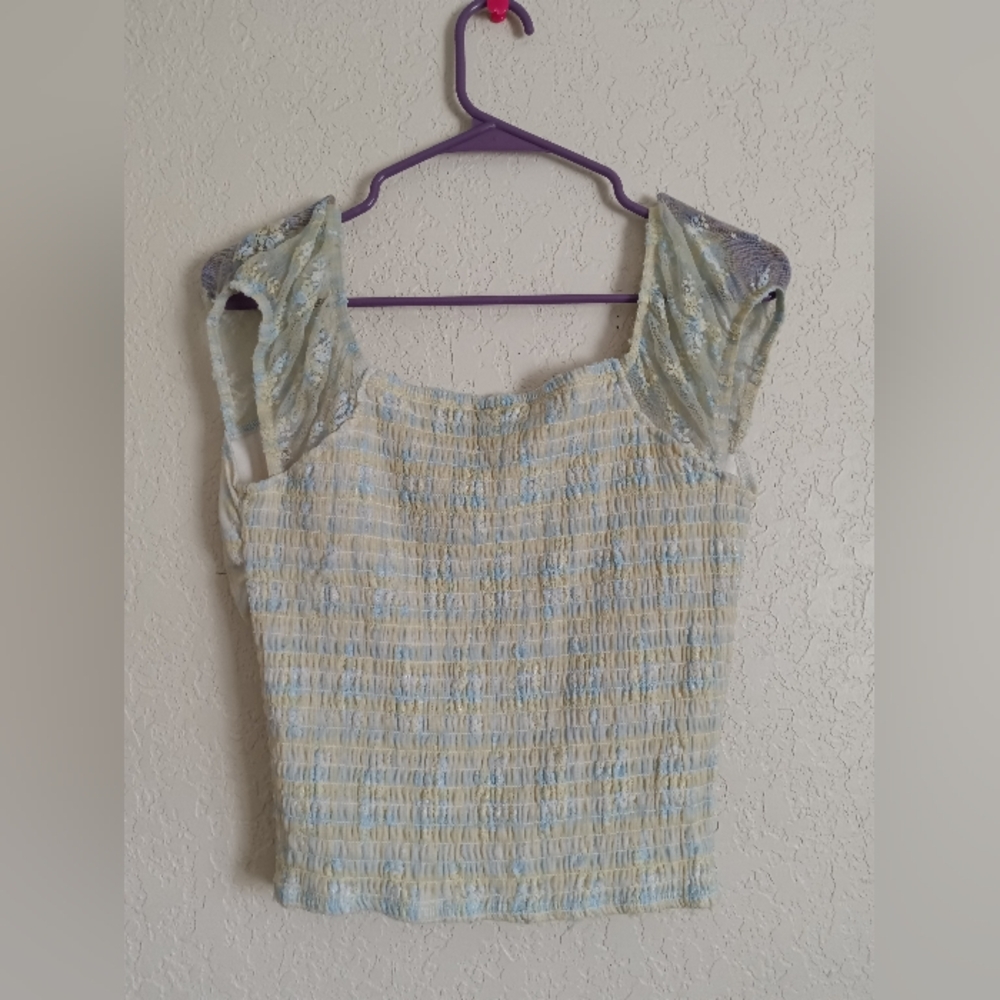 Self Esteem Ruched Blouse - Picture 2 of 5